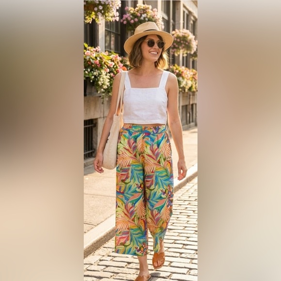 Vibrant Linen Pants - Picture 10 of 10